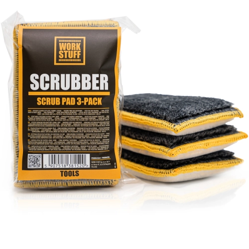 WORK STUFF SCRUBBER 3-PACK pady do czyszczenia wnętrza